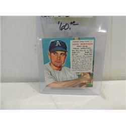 1953 RED MAN #11 BASEBALL CARD EDDIE ROBINSON