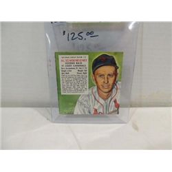 1953 RED MAN #12 BASEBALL CARD AL SCHOENDIENST