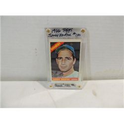 1966 TOPPS #100 BASEBALL PLAYE RCARD SANDY KOUFAX