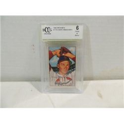 1952 BOWMAN #176 GRADED BASEBALL CARD BRECHEEN