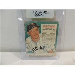 1955 RED MAN #23 BASEBALL CARD CHICO CARRASQUEL