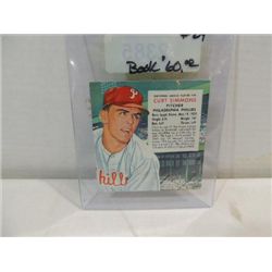 1955 RED MAN #24 BASEBALL PLAYER CARD CURT SIMMONS