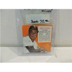 1955 RED MAN #24 BASEBALL CARD ORESRES MINOSO