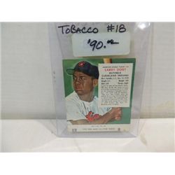 1955 RED MAN #18 BASEBALL PLAYER CARD LARRY DOBY