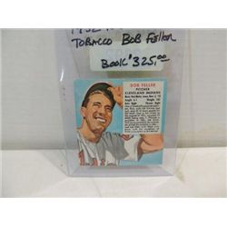 1952 RED MAN BASEBALL PLAYER CARD BOB FELLER