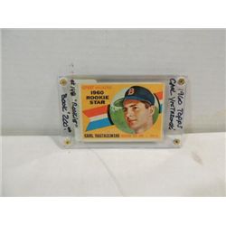 1960 TOPPS #148 BASEBALL ROOKIE CARD YASTRZEMSKI