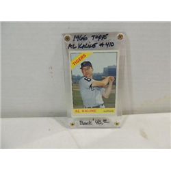 1966 TOPPS #410 BASEBALL PLAYER CARD AL KALINE