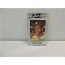 1961 TOPPS #211 BASEBALL PLAYER CARD BOB GIBSON