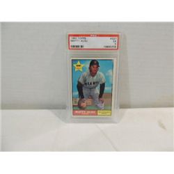 1961 TOPPS #327 GRADED BASEBALL CARD AMTTY ALOU