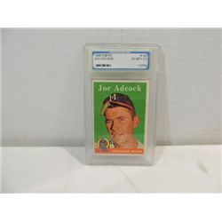 1958 TOPPS #325 GRADED BASEBALL CARD JOE ADCOCK