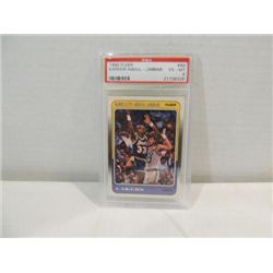 1988 FLEER #64 GRADED BASKETBALL CARD JABBAR