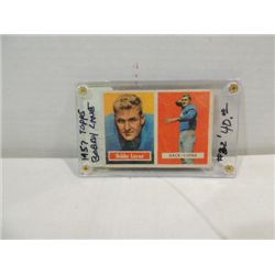 1957 TOPPS #32 FOOTBALL PLAYER CARD BOBBY LANE