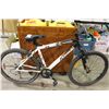 Image 1 : WHITE KAWASAKI 21 SPEED FRONT SUSPENSION MOUNTAIN BIKE