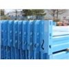 Image 5 : NEW PALLET RACKING: 1- 20' TALL BLUE BOLT TOGETHER INDUSTRIAL UPRIGHT & 6- 8' BLUE HEAVY CROSS BARS