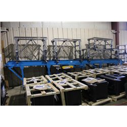 NEW LONDON ENGINEERING MODEL 200 23' X 24" MOBILE ADJUSTABLE CONVEYOR SYSTEM