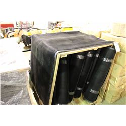 BLACK 5'11  X 3' RUBBER FLOOR MAT