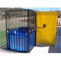 4' X 4' METAL DUNK TANK WITH HOSE