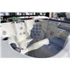Image 3 : CAL SPAS CONNECT SELECT SERIES HOT TUB WITH SAND INTERIOR AND 7' TEAK CABINET. C/W: