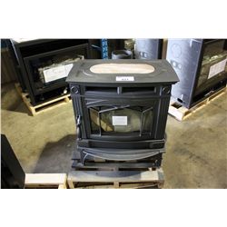 HAMPTON H305 BLACK CAST WOOD STOVE