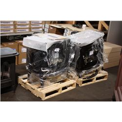 10 ASSORTED DAMAGED FIREPLACES