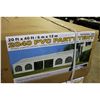 Image 2 : 20' X 40' PVC PARTY TENT WITH SIDE PANELS AND WIDE OPEN DOOR