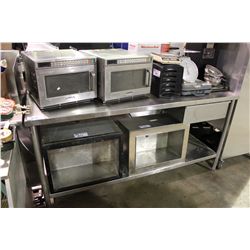 QUEST SINGLE DRAWER STAINLESS STEEL PREP TABLE