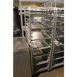 MOBILE ALUMINUM BAKERS RACK