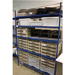 BLUE METAL RESTAURANT RACK