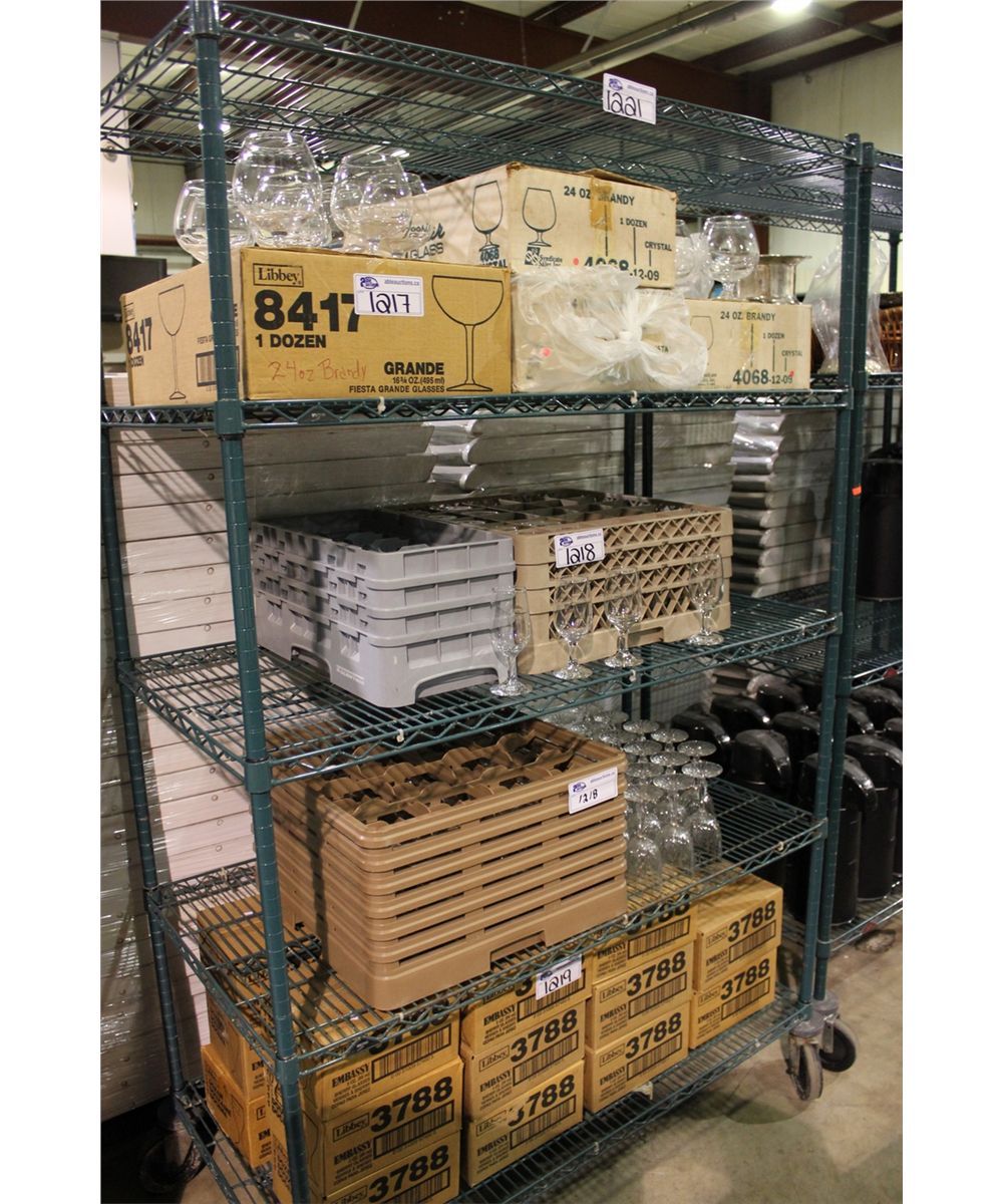 GREEN 5 TIER METAL METRO RACK - Able Auctions