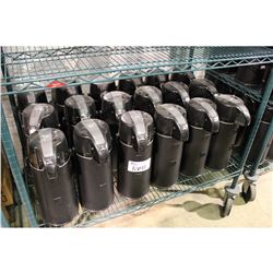 SHELF LOT OF ZOKIRISHI COFFEE CARAFES