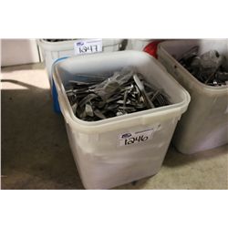 BIN OF ASSORTED FLATWARE