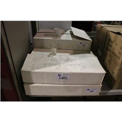 5 BOXES OF CANDLES AND TEACUPS