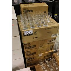 8 BOXES OF 12 OZ BEER GLASSES