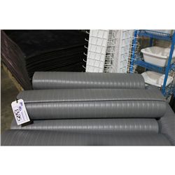 LOT OF 5 LARGE GREY ANTI-STRESS RESTAURANT MATS