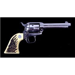 Colt Frontier Scout Revolver Engraving & Stag Grip