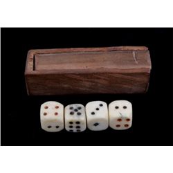1800's Hand Crafted Minature Dice Set