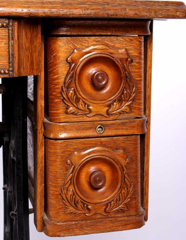 Antique Singer Sewing Machine Oak