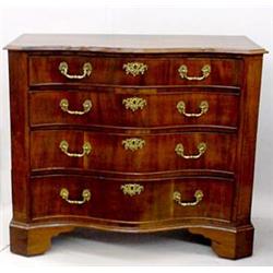 ENGLISH CHIPPENDALE FOUR-DRAWER CHEST