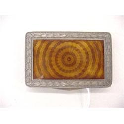 STERLING AND ENAMEL BOX