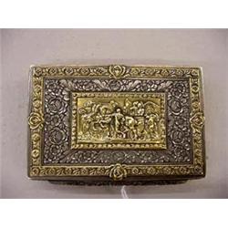 EMBOSSED SILVER BOX