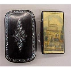 TWO SNUFF BOXES