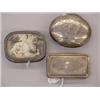 Image 1 : THREE CONTINENTAL SILVER BOXES