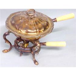 TIFFANY & CO SILVER PLATE CHAFING DISH