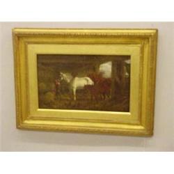 FRAMED OIL ON CANVAS PAINTING