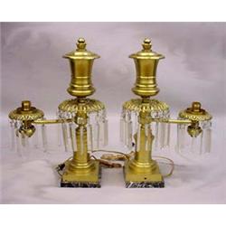 PAIR OF ASTRAL LAMPS