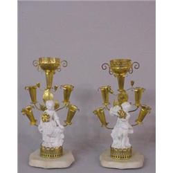 PAIR OF FRENCH DECORATIVE FIGURES