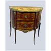 Image 1 : FRENCH LOUIS XV STYLE TWO-DRAWER STAND WITH ORMOLU TRIM