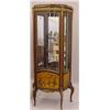 Image 1 : FRENCH CURIO CABINET WITH PAINTED DECORATION