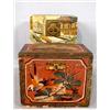 Image 1 : TWO DECORATED ORIENTAL BOXES