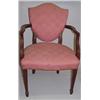 Image 1 : SET OF SIX UPHOLSTERED SHIELD BACK ARMCHAIRS